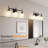 3-Light Bathroom Vanity Light Fixture With Frosted Glass Shade, Matte Black Wall Sconce For Mirror Lighting, E26 Socket Compatible With LED Bulbs-1127303666-1127303671