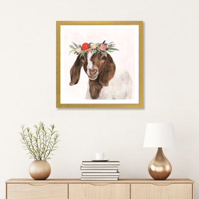 " Garden Goat II " by Victoria Borges