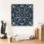  «Motif On Blue 6» par Alonzo Saunders, art mural sur toile, 18 po x 18 po-1403527343