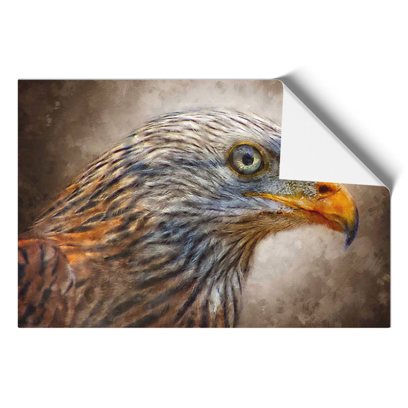 Red Kite Bird Painting - Frameless Print, 21cm H x 30cm W x 0.1cm D