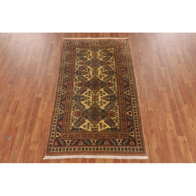 Tapis turc géométrique en laine Anatolian