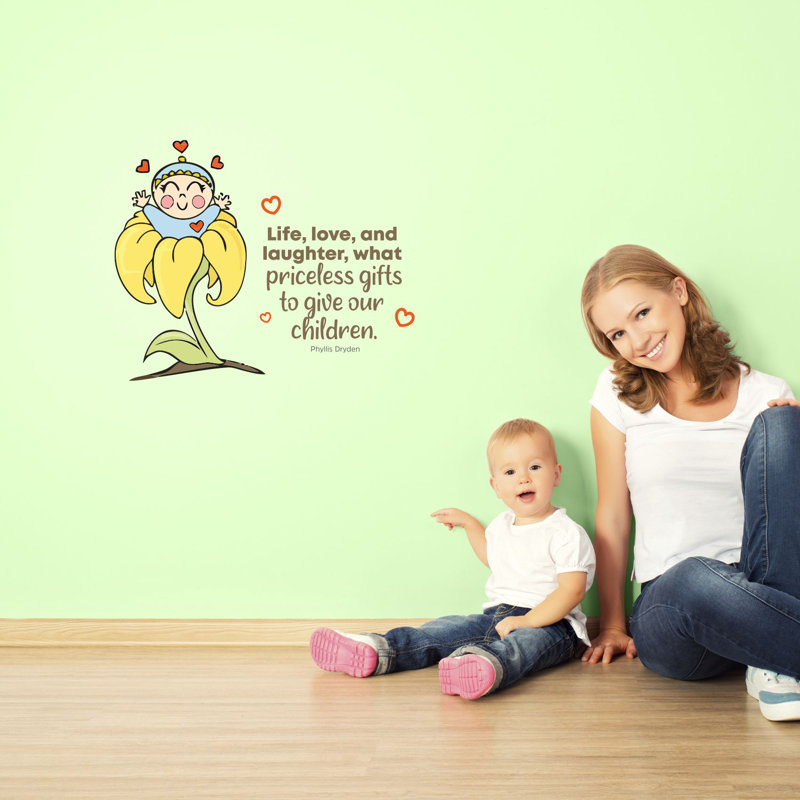 Text & Numbers Wall Decal, 40" H x 40" W x 0.05" D