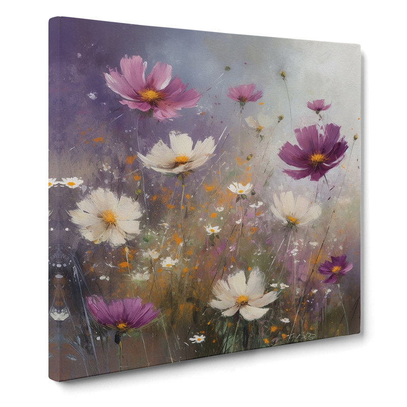 Cosmos Impressionism No.3 - Wrapped Canvas, 35cm H x 35cm W x 3cm D