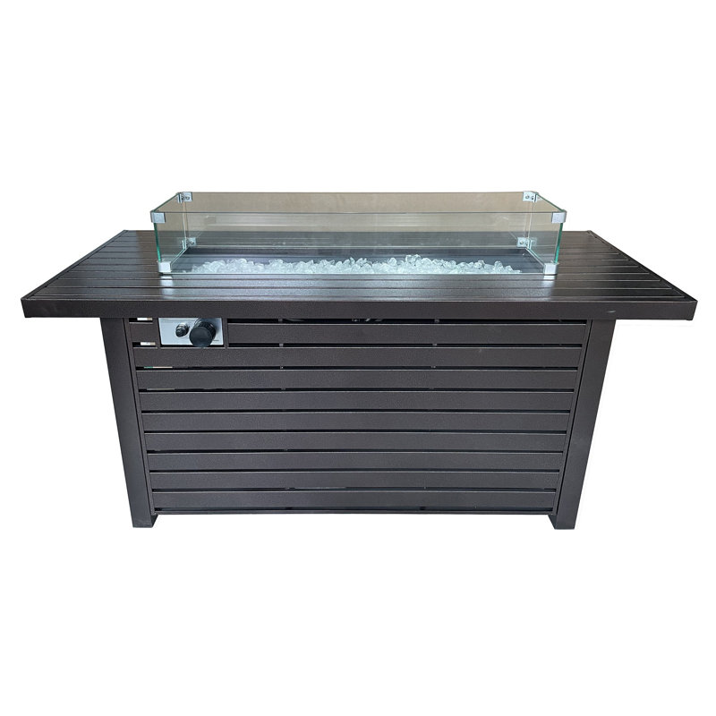 Bronze 54" Free-standing Gas Fire Pit Table