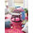 Lolita Lilac Striped Outdoor Reversible Throw Pillow-31744907-31744902