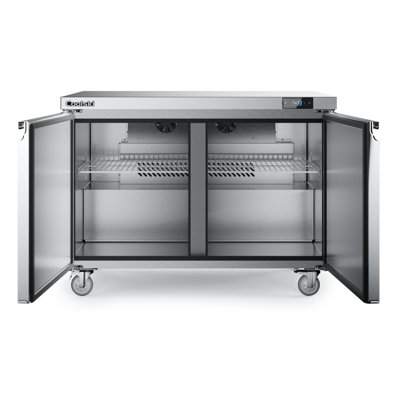 Coolski 48 in. 13.4 cu. ft. Commercial Auto / Cycle Defrost Undercounter Upright Freezer in Stainless Steel