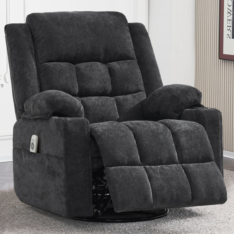 Fauteuil inclinable électrique berçant Red Rock, Noir