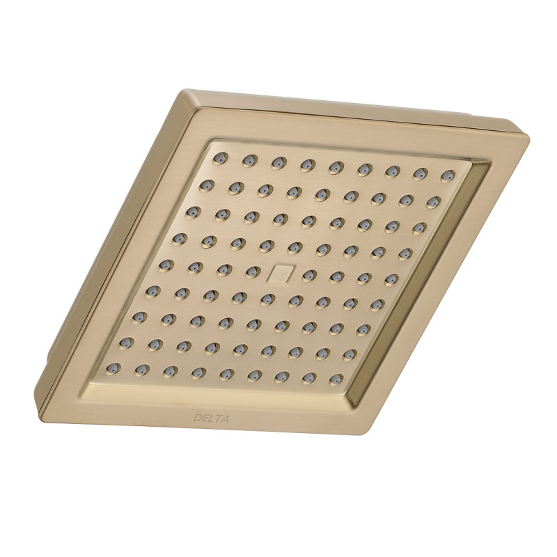 Universal Showering Components Rain Shower Head, Champagne Bronze