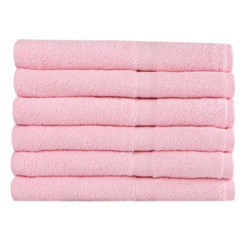 Cotton Lightweight Bath Towel, Pink