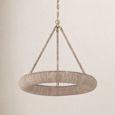 Santi Roxanne Wagon Wheel Chandelier