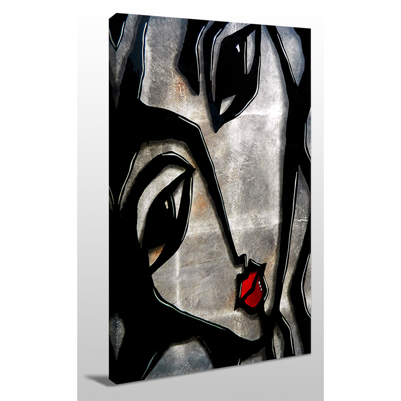 "rayures" par tom fedro, reproduction d’art sur toile tendue, H 60 po x l 36 po x P 1,5 po