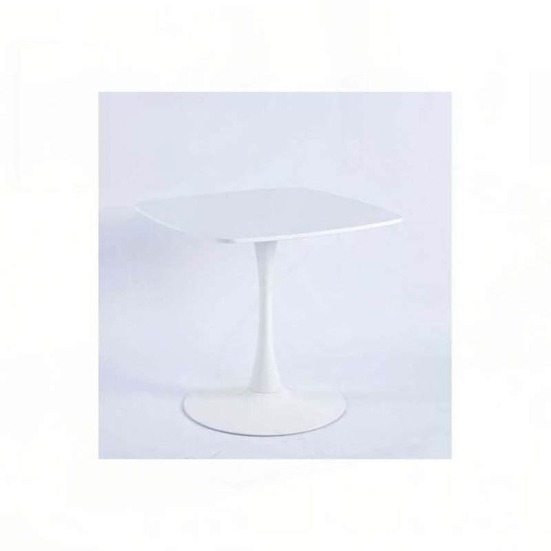 23.62" Dining Table, White, 28.93" H x 23.62" W x 23.62" D, White