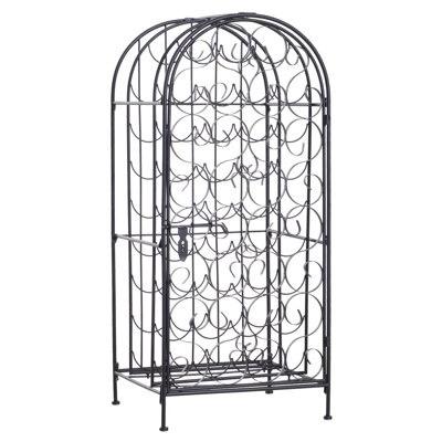 Wine Rack, Floor Wine Rack, Wine Storage Cabinet, Corner Wine Rack, Wine Shelf, 35 Bottle