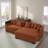 111" Luxury Sectional Couch-222097092