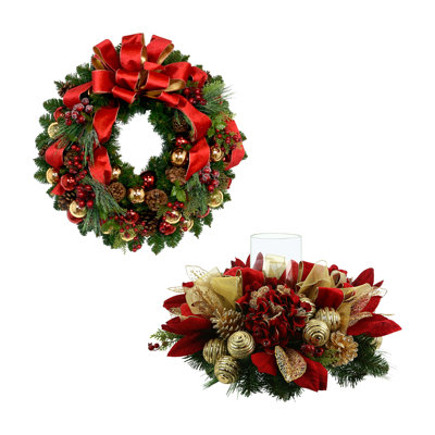Joskar Holiday Bundle 26" Polysilk Wreath