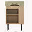 Meuble-lavabo en bois 21,6 po avec lavabo en céramique et rangement à gauche-1210431034