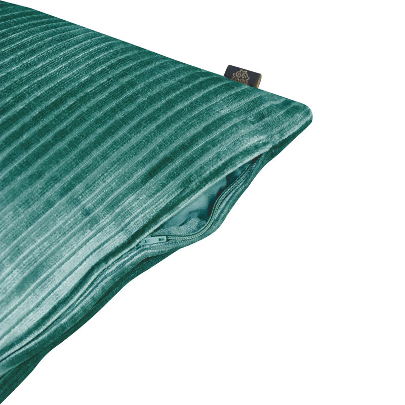 Visto Square Pillow Cover, Cyan