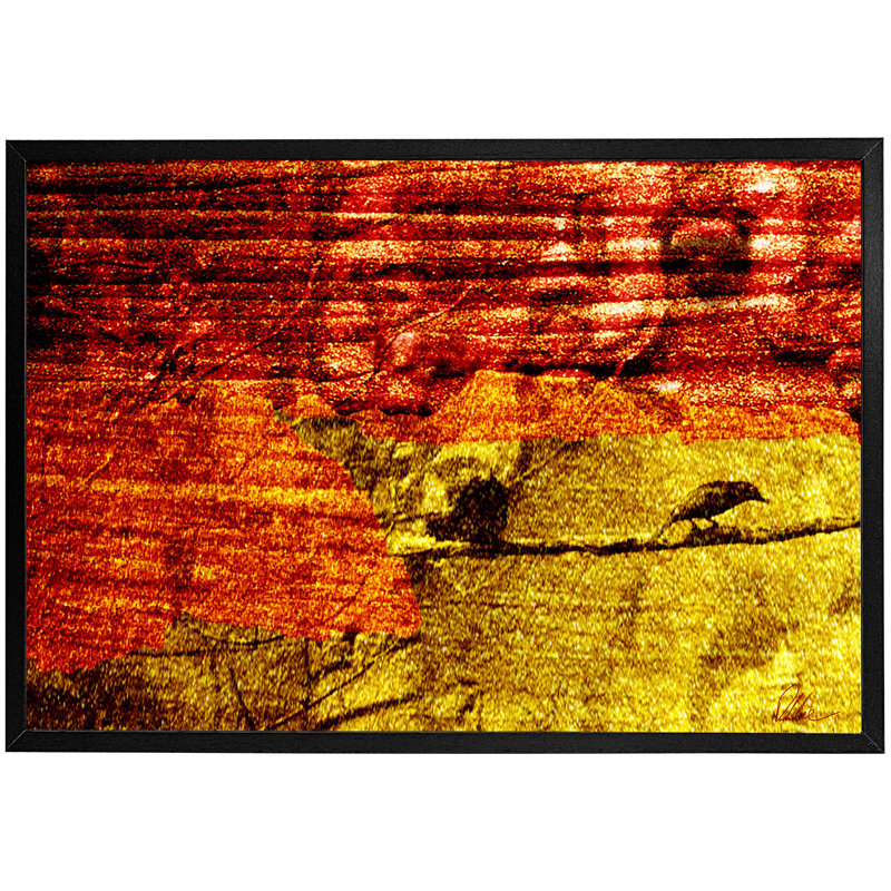 Single Picture Frame Print, Black, 41cm H x 61cm W x 4cm D