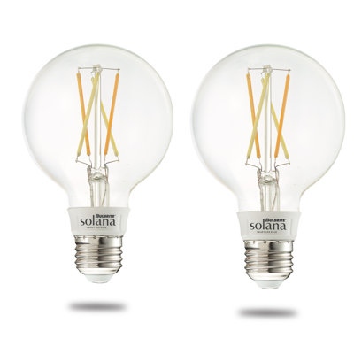 5,5 watts (équivalent à 60 watts), DEL G25, intensité variable intelligente, blanc réglable E26 / base moyenne (standard)