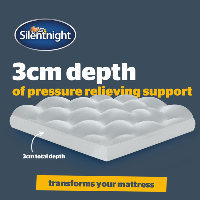 Silentinight 3Cm Orthopaedic Mattress Topper, Double (4'6)