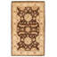 Tapis décoratif en laine de conception unique 3 pi 2 po x 5 pi 3 po noué à la main new age chobi