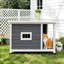 Maison d'extérieur pour chat avec toit imperméable