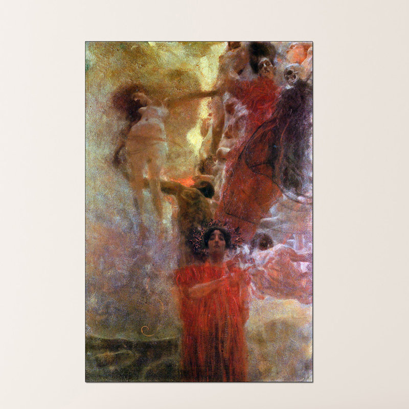 Gustav Klimt - Wrapped Canvas Painting, 135cm H x 90cm W x 1.8cm D