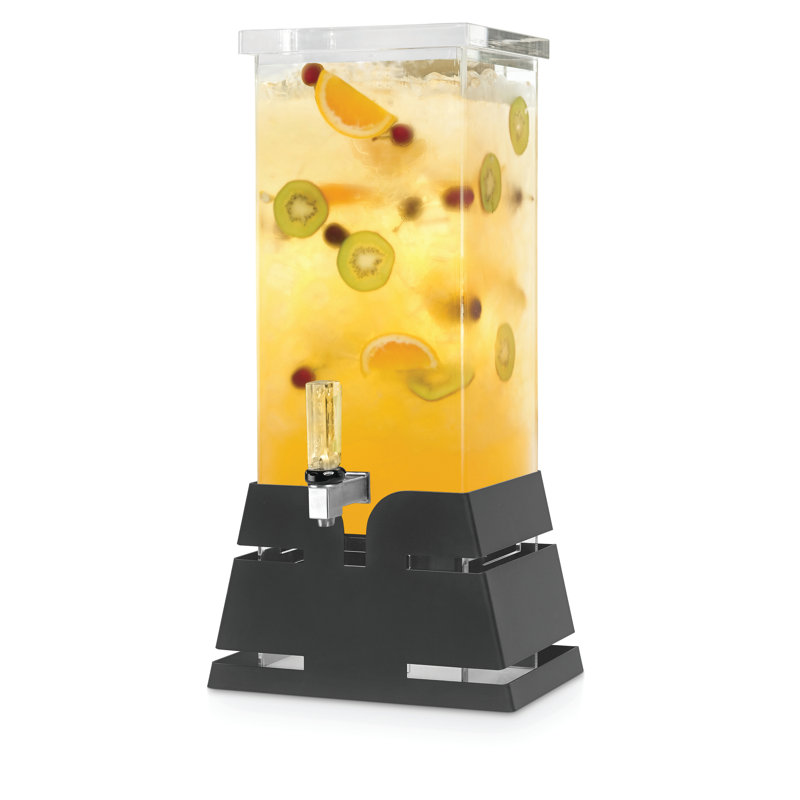 384 oz. Rosseto Distributeur de boissons, Noir
