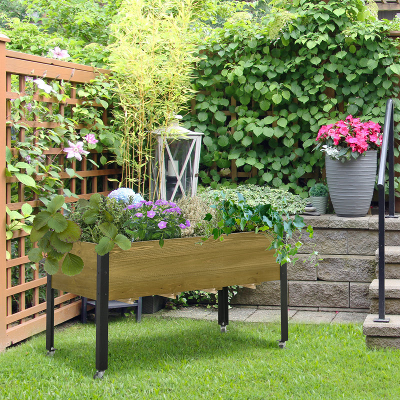 Jardinière en bois Aidee