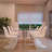 May Glass Top Dining Table