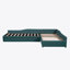 Upholstered Double Daybed with Trundle and Drawer-1263389080