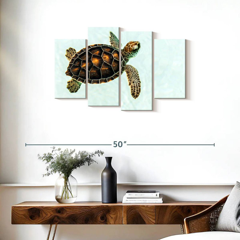 Bébé tortue Brampt, H 22 po x l 36 po