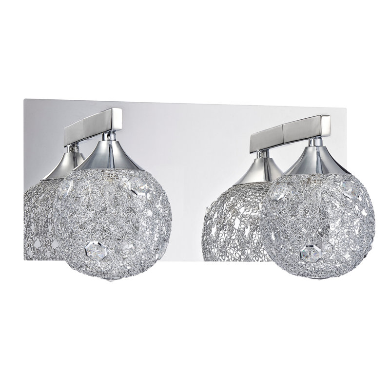 Barre d'éclairage de salle de bain 2 lumières McManus