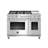 Bertazzoni 48" 4.7 Cubic Feet Smart Dual Fuel Free Standing Range with 6 Burners-33366554