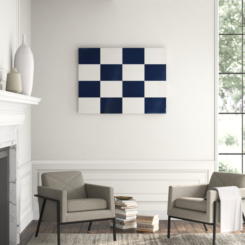 Nautical Flag I Print by Barclay Butera, Matte, 47" H x 63" W