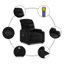 Fauteuil inclinable massant en simili-cuir-818616237