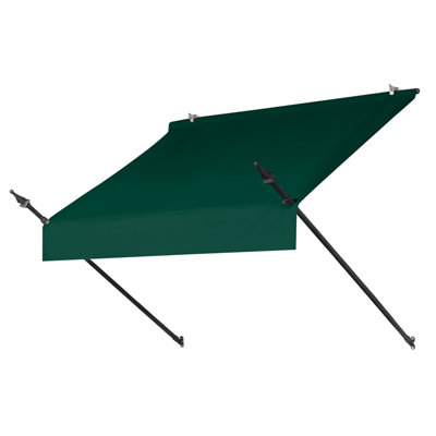 Awning in a Box Designer 4 ft. W x 3 ft. D Woven Acrylic Retractable Standard Window Awning