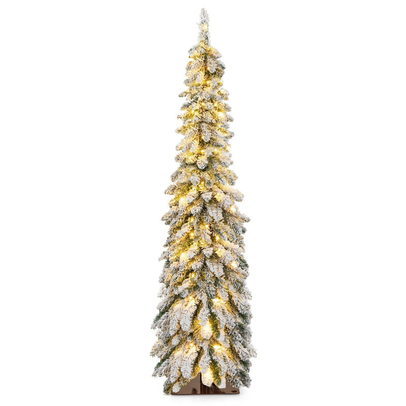 Lighted Artificial Christmas Tree, 5'
