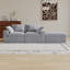 Canapé modulaire modulaire, 3 sièges, canapé modulaire compressé, canapé de style minimaliste moderne, canapé-lit, canapé confortable avec canapé et repose-pieds-724407522-724407520