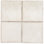 Carreau de mur et de plancher en porcelaine blanche craie 8 x 8 Faenza (paquet de 6,46 pieds carrés / caisse) - paquet de 15