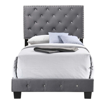 Lit rembourré en velours Glff Furniture Suffolk