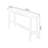 Black Straight Solid Wood Bar Table
