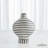 Colbert Vase-Black/White-101055609