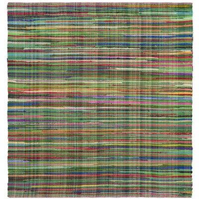 Tapis abstrait en coton tissé à la main Fales