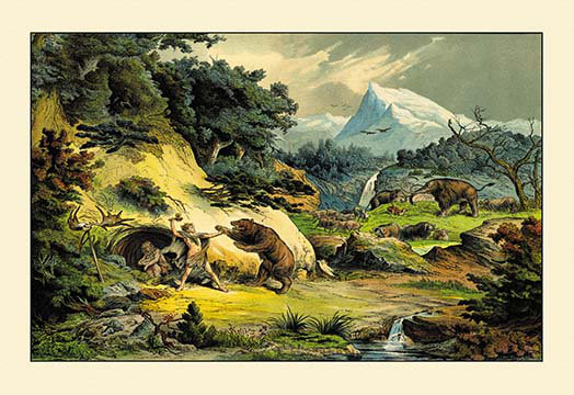 « dinosaur life », impression
