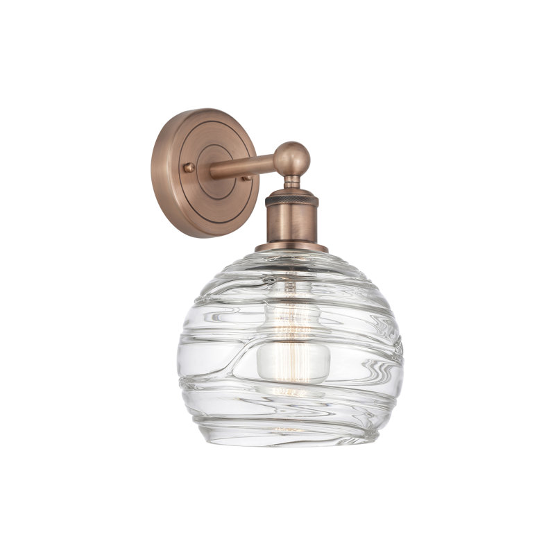 Essex Steel Armed Sconce, Antique Copper