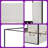 King Size Metal Canopy Bed Frame with Tall Upholstered Corduroy Headboard, No Box Spring Needed, Luxe White Finish-2003339091