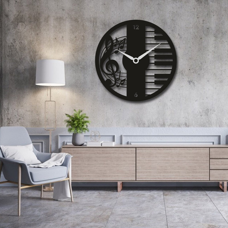 Colbourn Metal Wall Clock