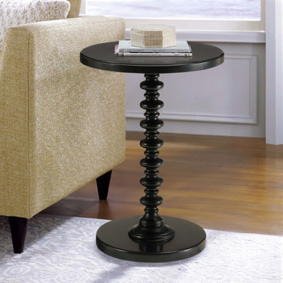 Table de bout ronde en bois