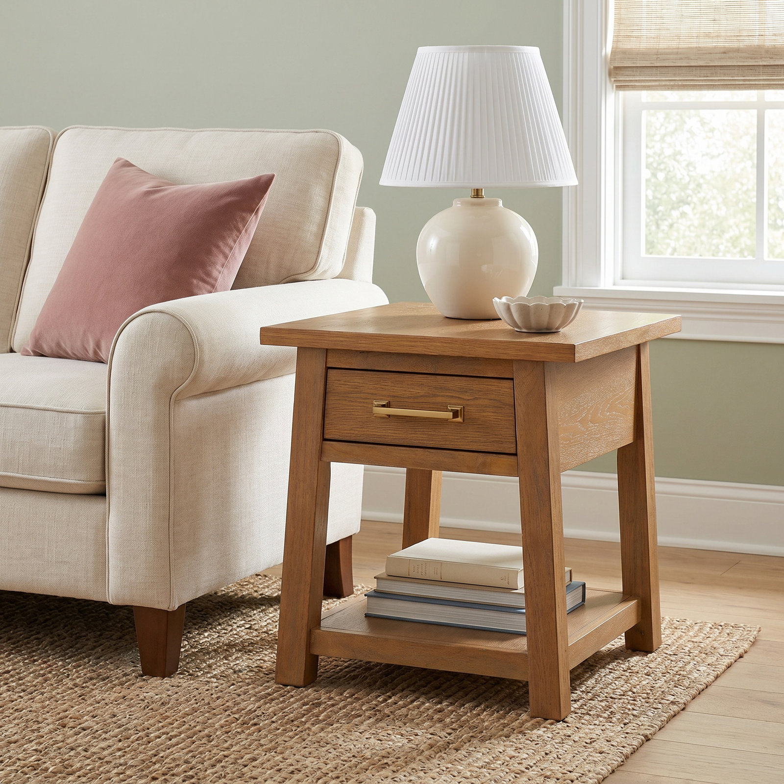 Dunkirk End Table With Storage